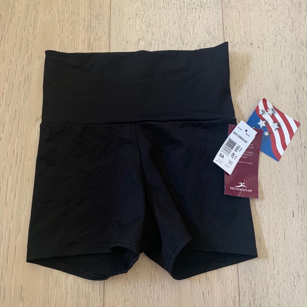 Brand New Black Spandex Shorts